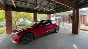 Tesla wall charger installation