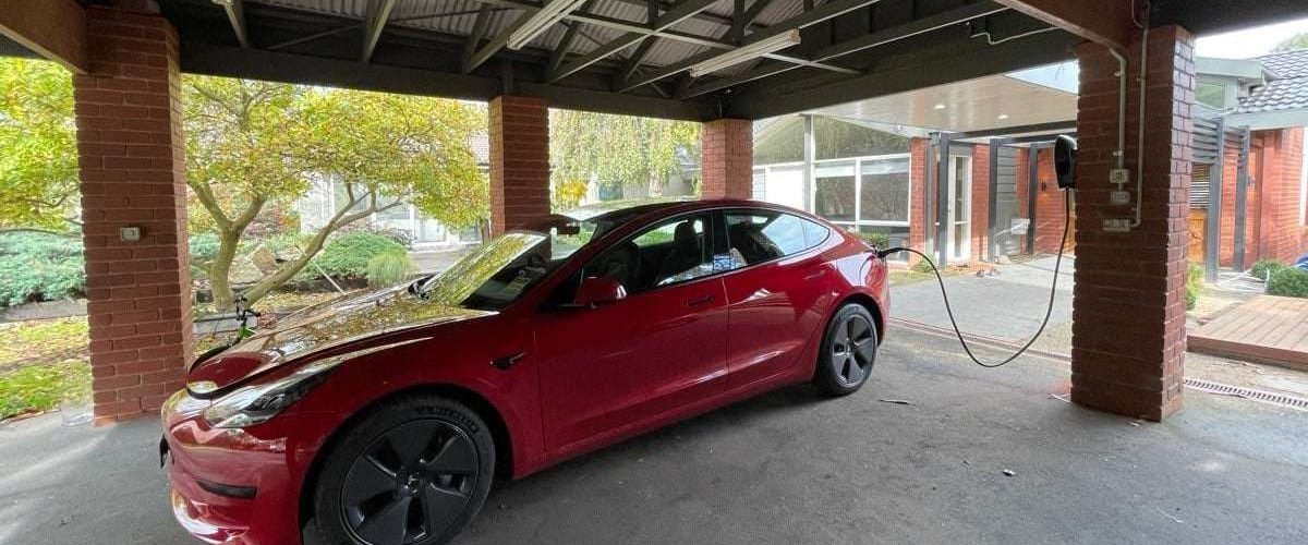 Tesla wall charger installation